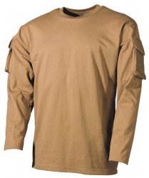 Long-sleeved tactical shirt - Coyote