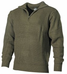 Navy sweater