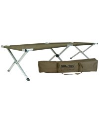 Fältsäng i aluminium - Grön