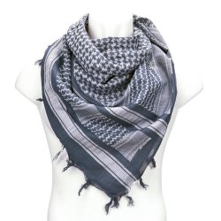 PLO Scarf - Blå/vit