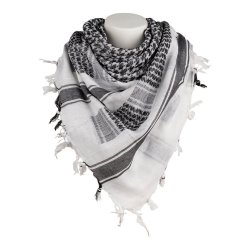 PLO Scarf - Svart/Vit