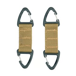 Dubbel karbinhake, Coyote - 2-pack