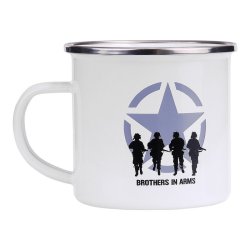Emaljerad mugg 300 ml - Brothers in Arms