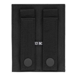 MOLLE patchadapter med kardborre, medelstor - Svart
