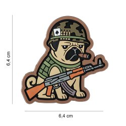 Kardborrepatch - Tactical dog