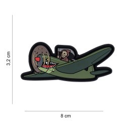 Kardborrepatch - Warhawk with grim reaper