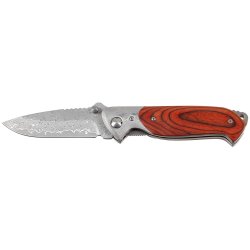 Damask kniv vikbar