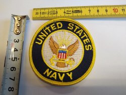 US Navy tygmärke