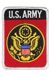 Textile badge - US army
