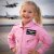 Pink kids coverall