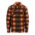 Orange/svart flanellskjorta
