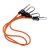 Bungee rep med karbinhake - Orange