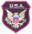 Textile badge - USA Eagle
