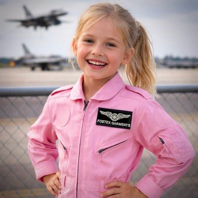 Zoom image of Pink kids coverall