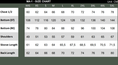 Zoom bild av MA-1 Bomberjacka - Rödbrun