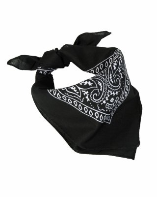 Zoom bild av Western bandana - Svart