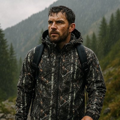 Zoom bild av Vattentät skaljacka - Deepforest camo