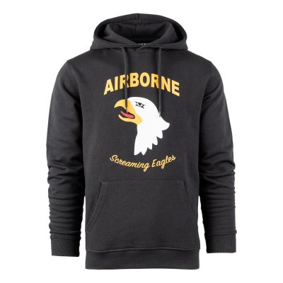 Zoom bild av Hoodie, Svart - 101st Airborne Eagle