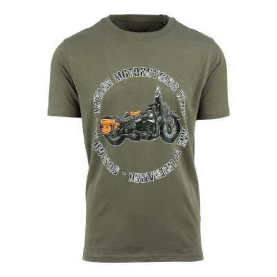 Zoom bild av T-shirt - Vintage Motorcycle WW2