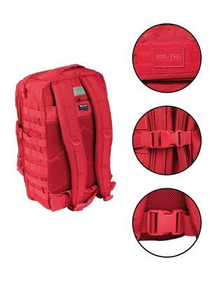 Zoom bild av Ryggsäck, Röd - 36 Liter