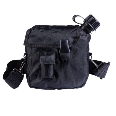 Zoomaa kuva kohteesta Muovinen vesipullo 1,9 litraa Musta