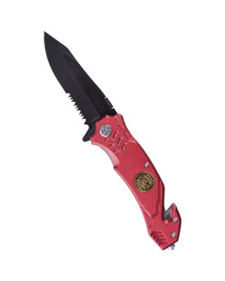 Zoom image of Folding knife, Red - "Fire brigade"