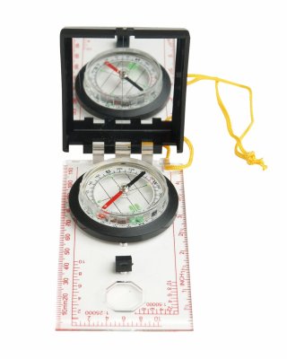 Zoom bild av Kartkompass med skydd