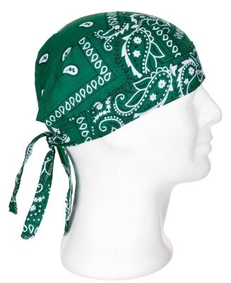 Zoom image of Headwrap - Paisley-OD green