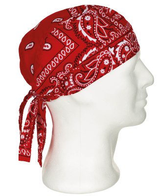 Zoom bild av Headwrap - Paisley-red