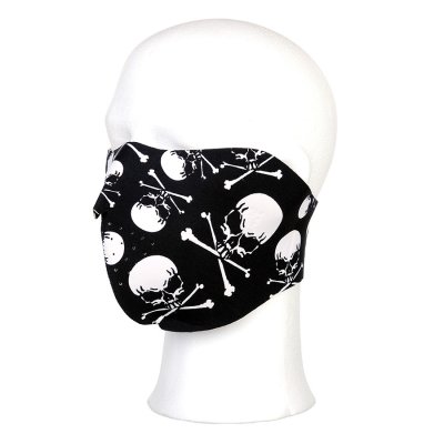 Zoom bild av Biker mask - Skull and bones
