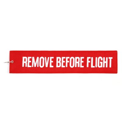 Zoom bild av Nyckelring - remove before flight mega