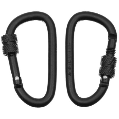 Zoom image of Carabiner, Black - 6 mm