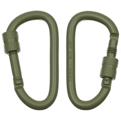 Zoom image of Carabiner, Green- 6 mm