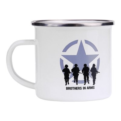 Zoom bild av Emaljerad mugg 300 ml - Brothers in Arms