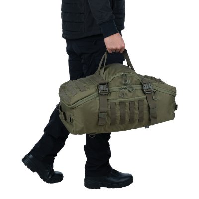 Zoom bild av Grön taktisk weekendväska (3in1) - 80 liter