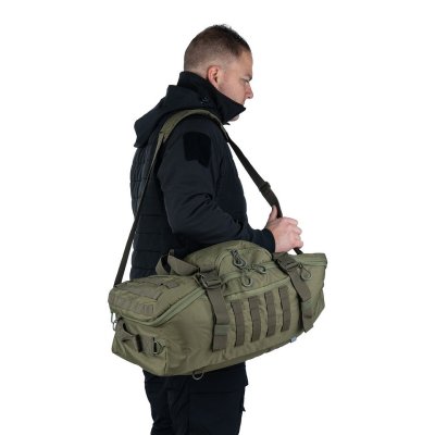 Zoom bild av Grön taktisk weekendväska (3in1) - 80 liter