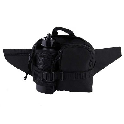 Zoomaa kuva kohteesta Vyötärölaukku juomapullolla - Musta