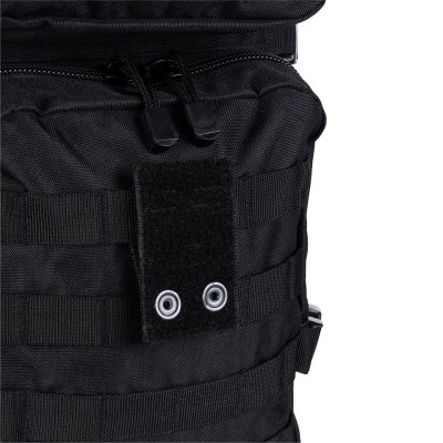 Zoom bild av MOLLE patchadapter med kardborre, Liten - Svart