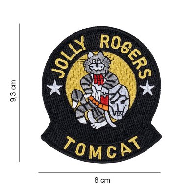Zoom image of Textile badge - Tomcat Jolly Rogers