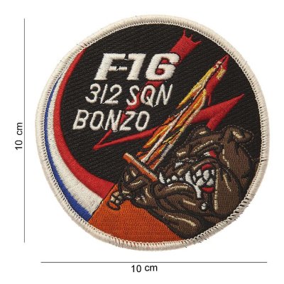 Zoom bild av Tygmärke - F-16 bonzo