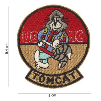 Zoom image of Textile badge - Tomcat USMC