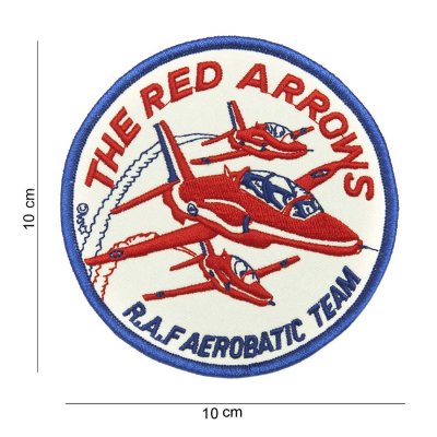 Zoom image of Textile badge - The red arrows