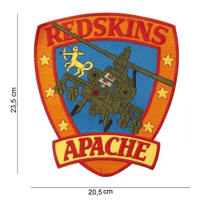 Zoom bild av Tygmärke - Redskins apache