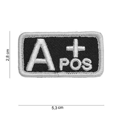 Zoom image of Velcro patch - A+positive black