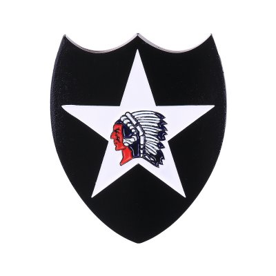 Zoom bild av Metall logga - 2nd Infantry Division
