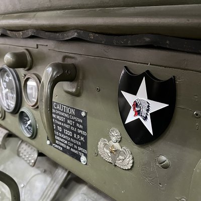 Zoom bild av Metall logga - 2nd Infantry Division