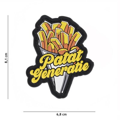 Zoom image of Velcro patch - Patat generatie