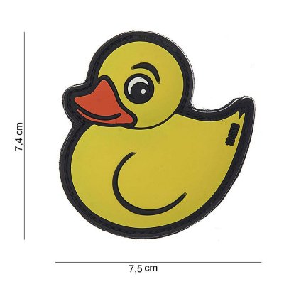 Zoom image of Velcro patch - Rubber Duck yellow