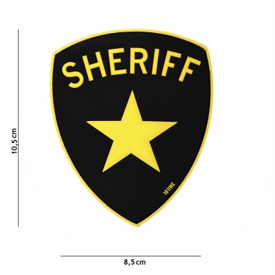 Zoom image of Velcro patch - Sheriff yellow