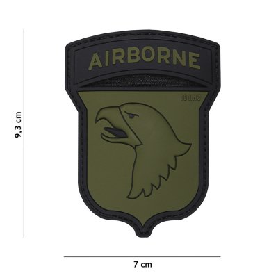 Zoom image of Velcro patch - Airborne 101st green